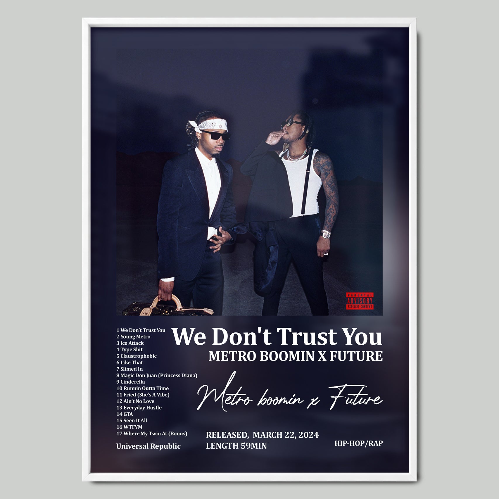 Metro Boomin X Future – We Don’t Trust You