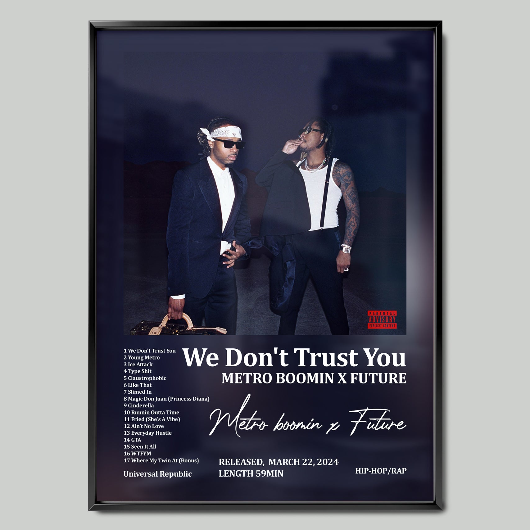 Metro Boomin X Future – We Don’t Trust You