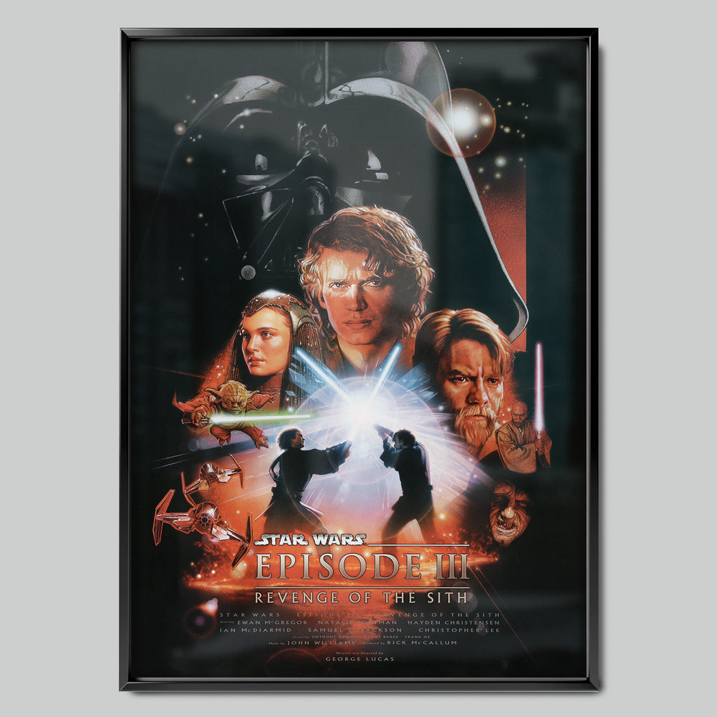 Star Wars Revenge of the Sith филмов постер с рамка