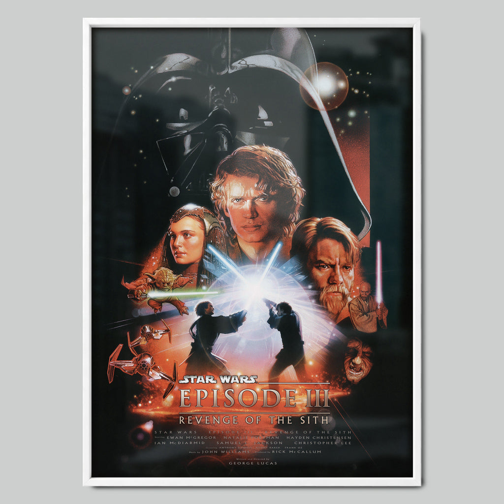 Star Wars Revenge of the Sith филмов постер с рамка