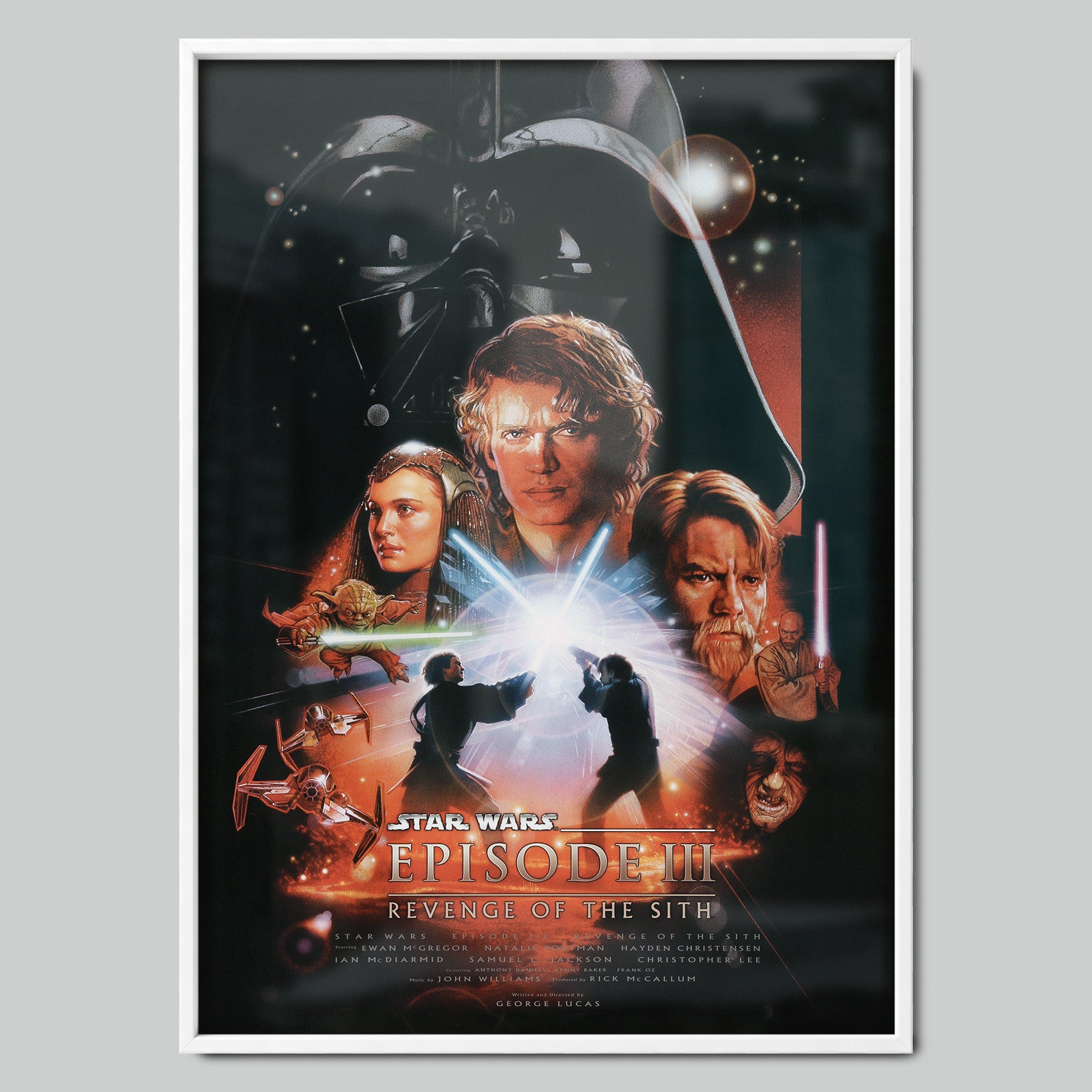 Star Wars Revenge of the Sith филмов постер с рамка