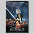 Star Wars Return of the Jedi филмов постер с рамка