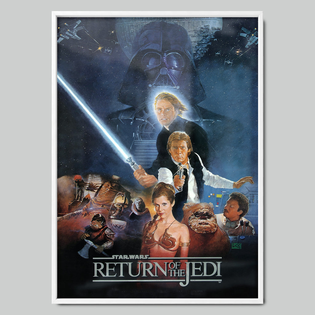 Star Wars Return of the Jedi филмов постер с рамка
