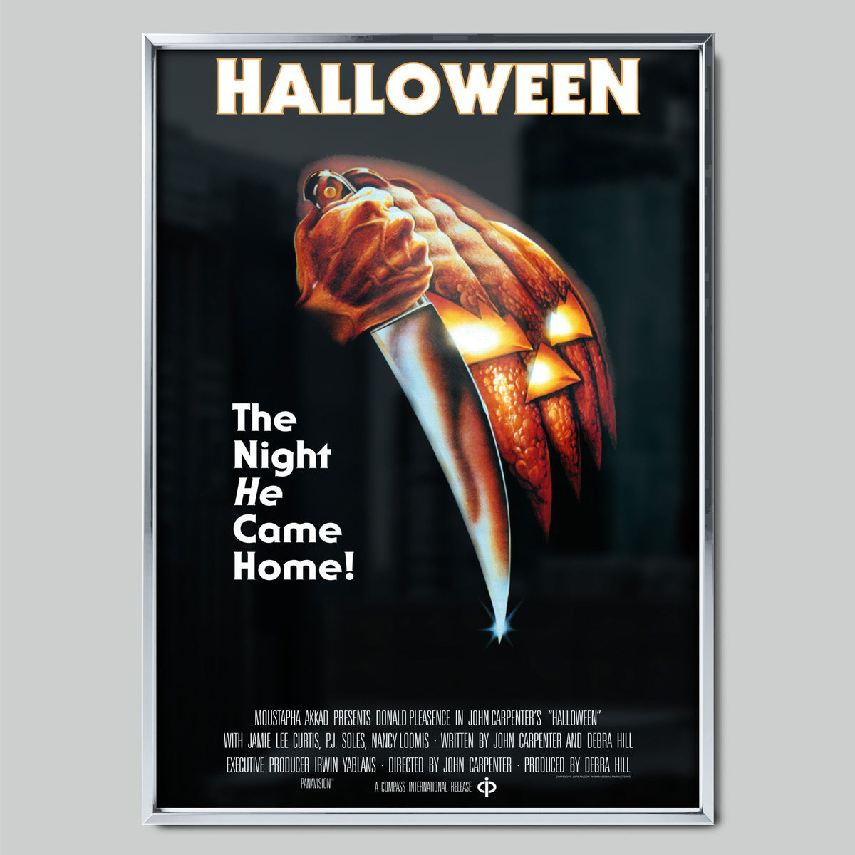 Halloween филмов постер със сребриста рамка