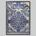 Blue Oriental Motif