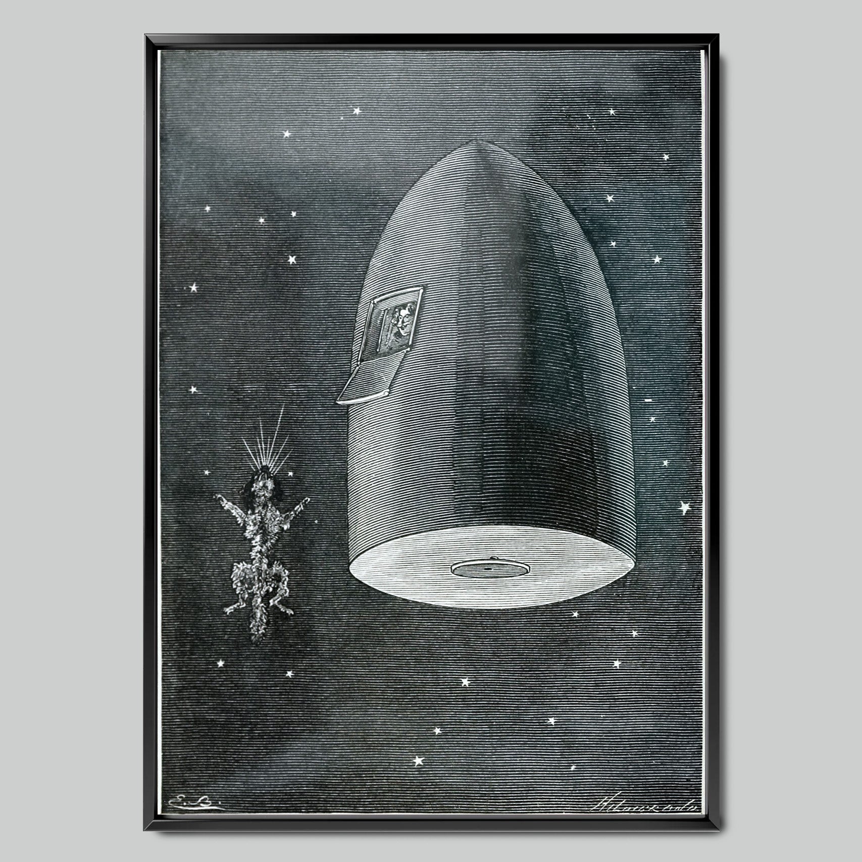 Retro Spaceship
