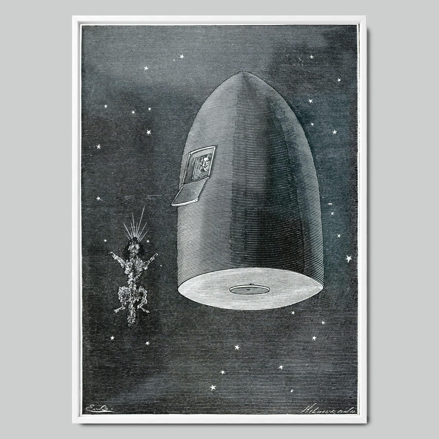 Retro Spaceship