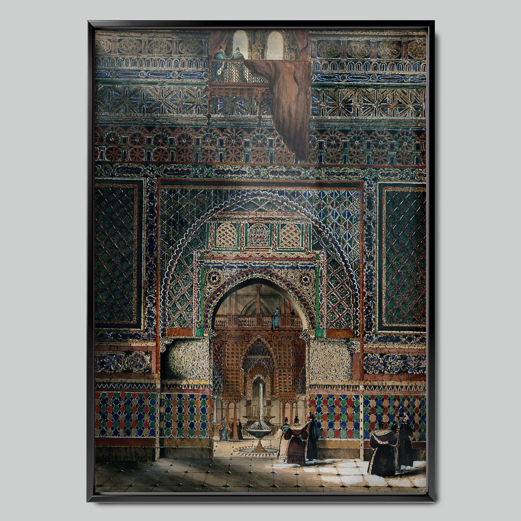 Oriental Temple Interior