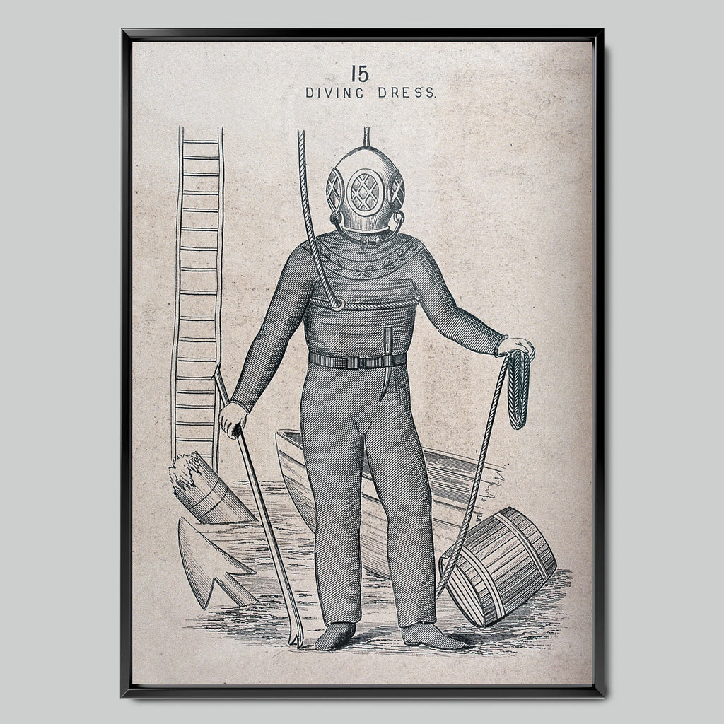 Retro Diving Suit