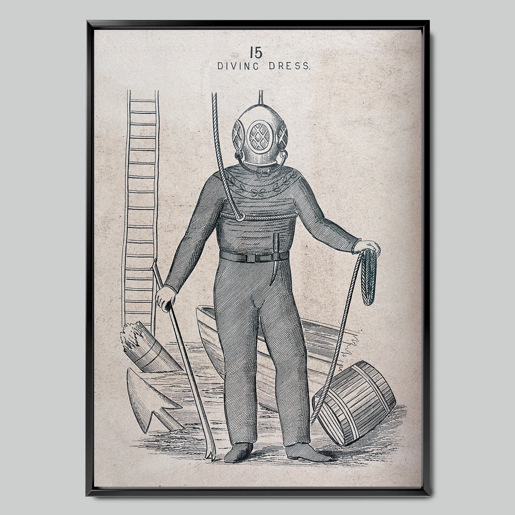 Retro Diving Suit