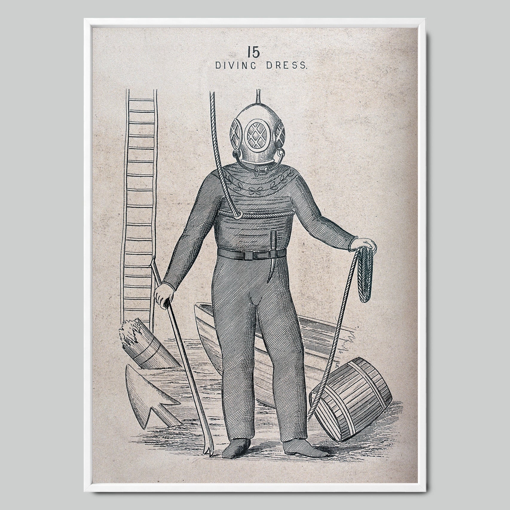 Retro Diving Suit