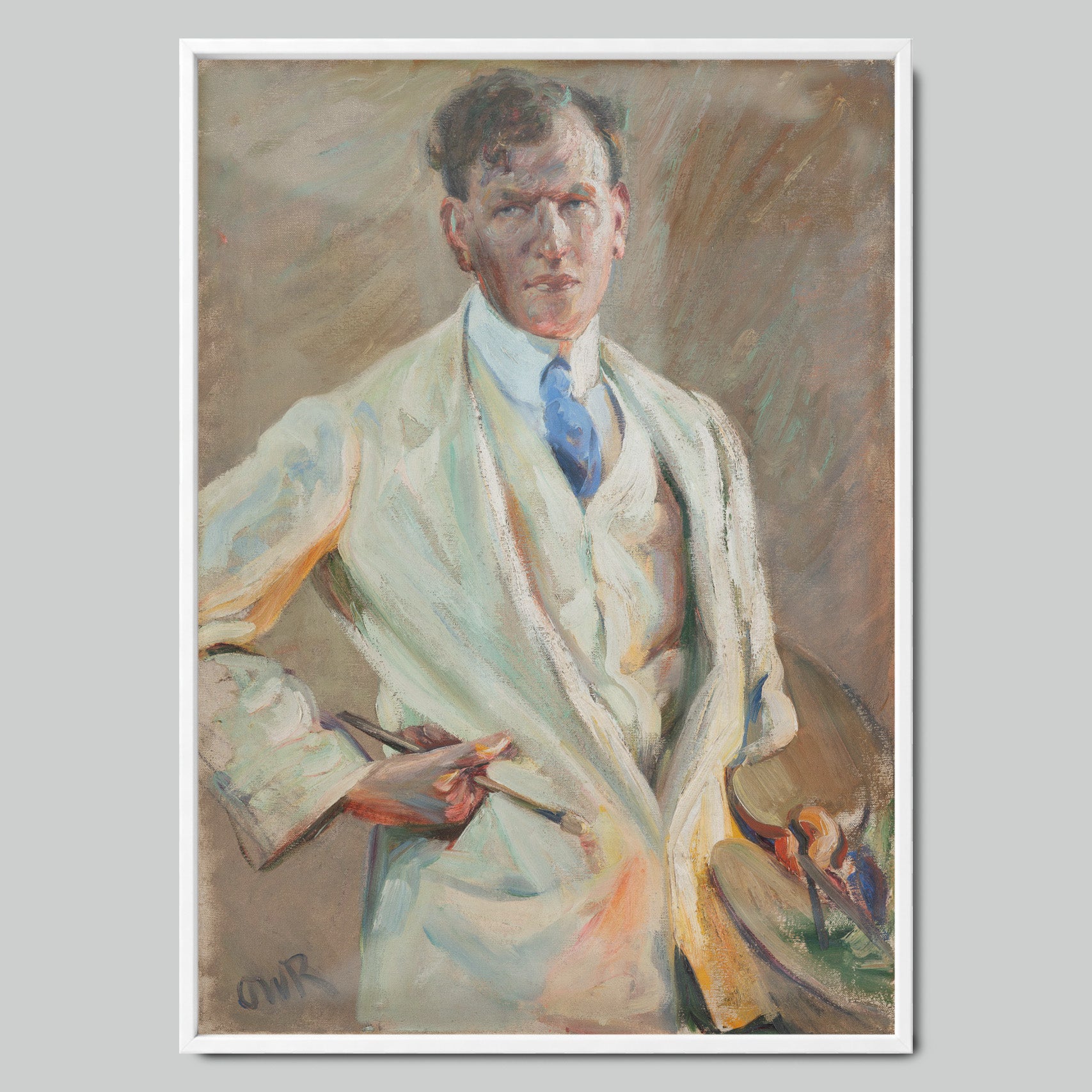 Portrait of an Artist in White