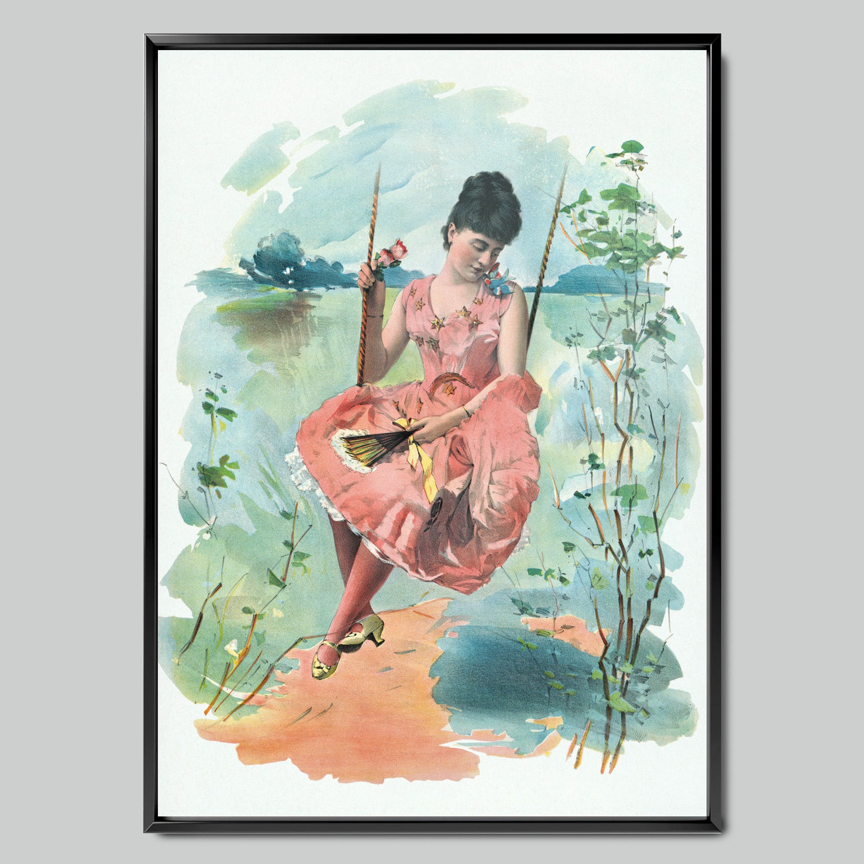 Lady on a Swing