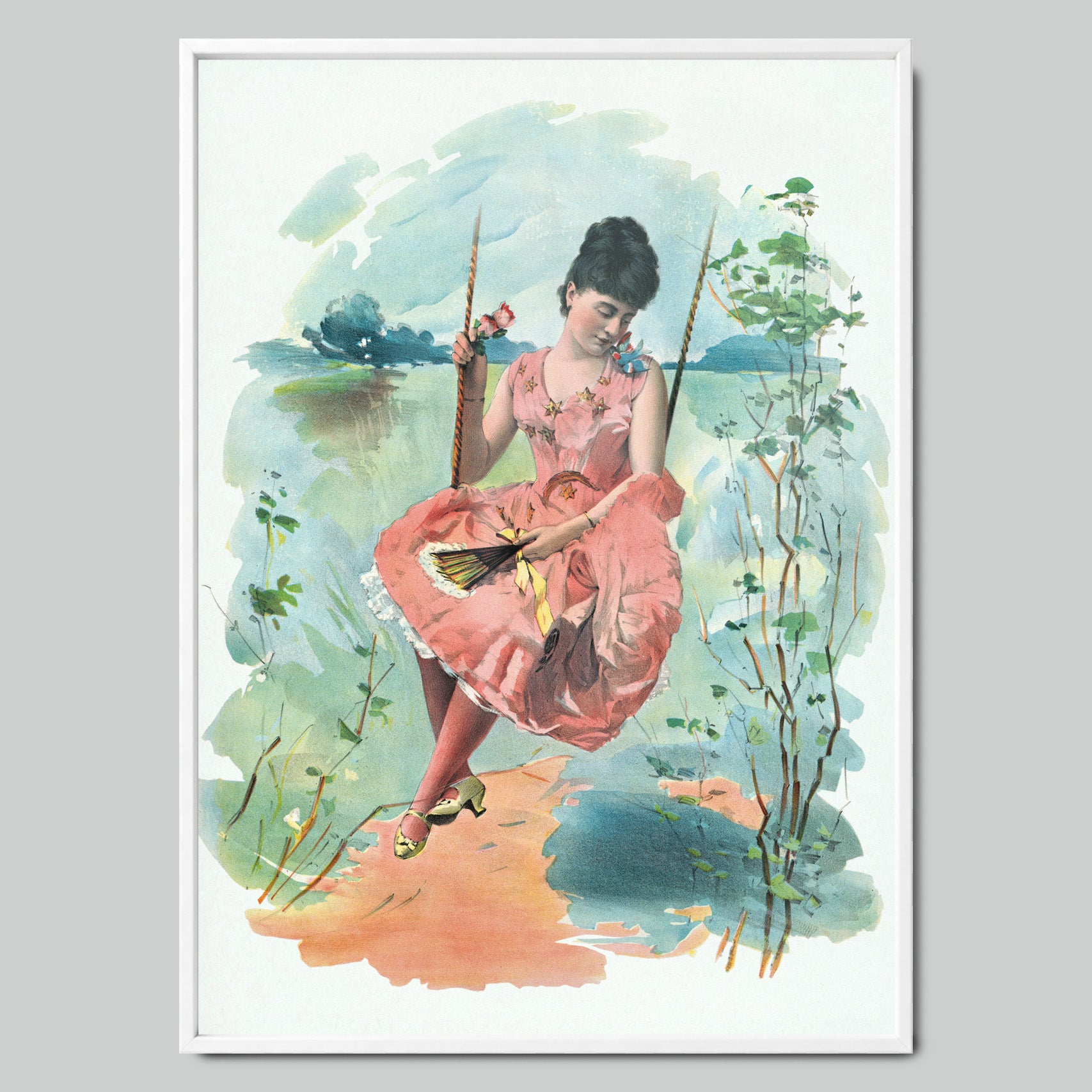 Lady on a Swing
