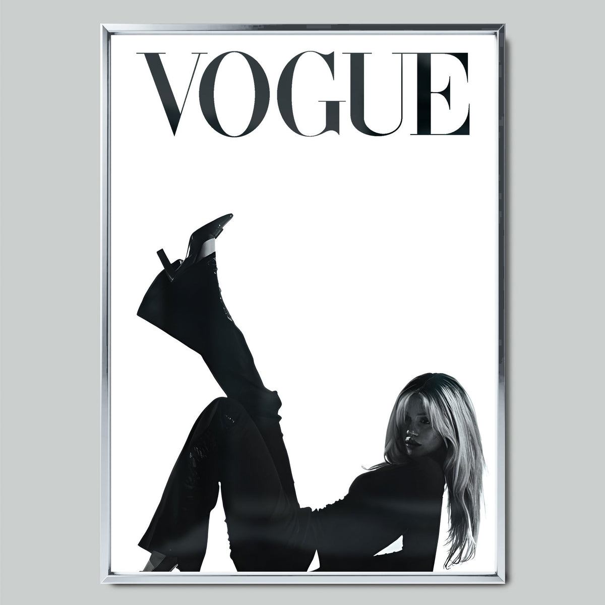 In Vogue арт постер със сребриста рамка