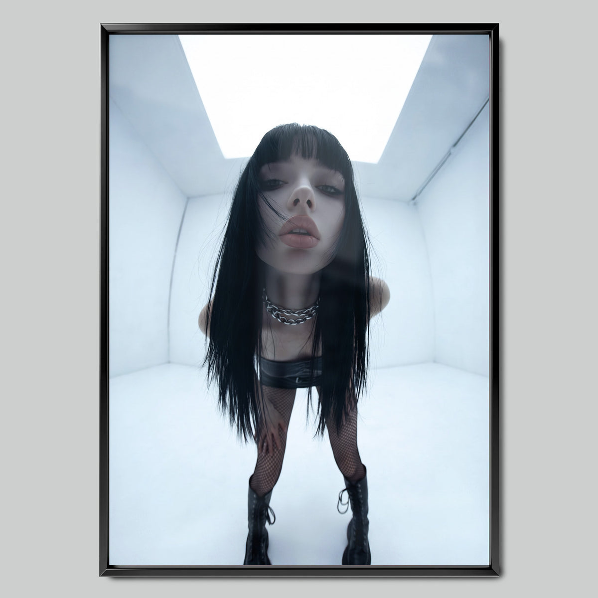 Midnight Doll арт постер с черна рамка