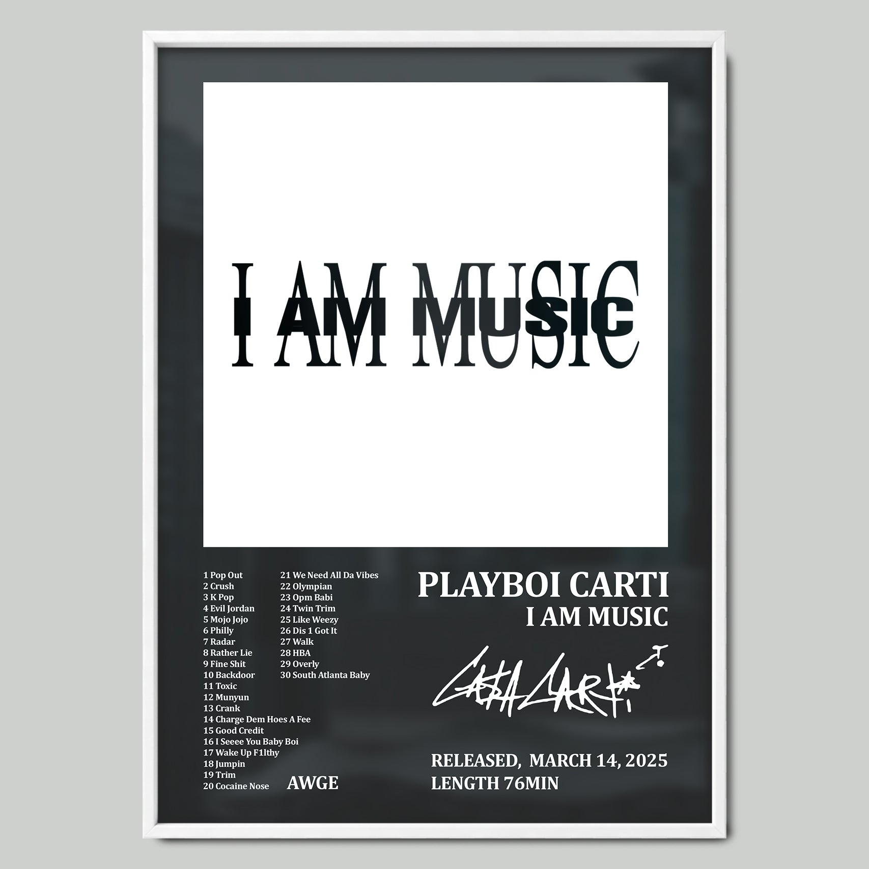 Постер на Playboi Carti – I AM MUSIC