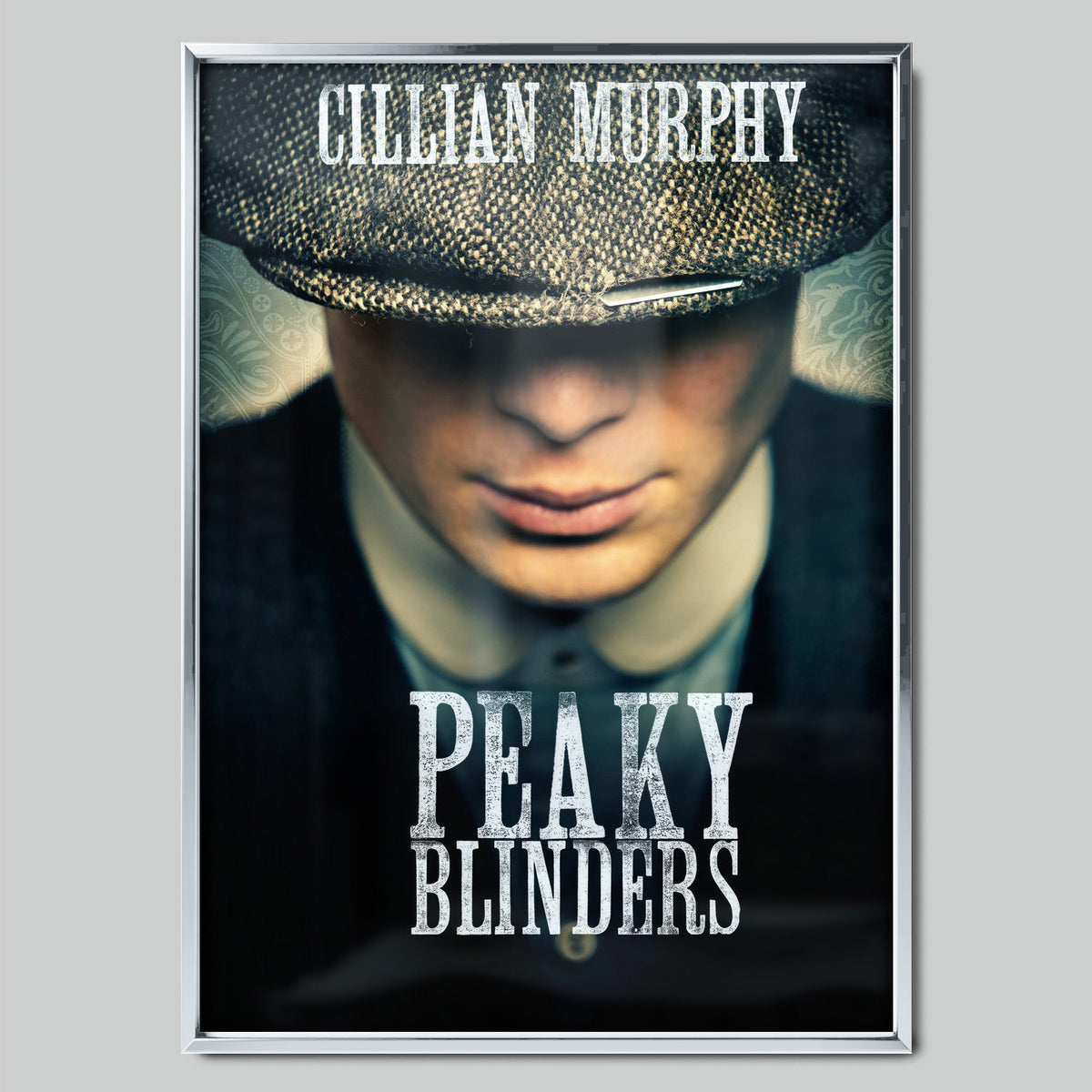 Peaky Blinders филмов постер със сребриста рамка