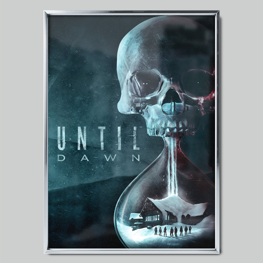 Until Dawn геймърски постер със сребриста рамка
