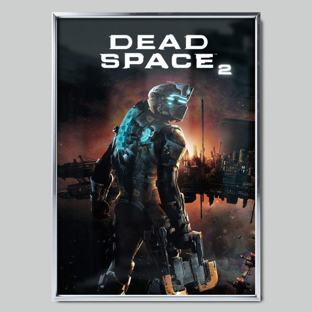 Dead Space 2 геймърски постер със сребриста рамка
