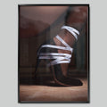 Prada Ribbons арт постер с черна рамка