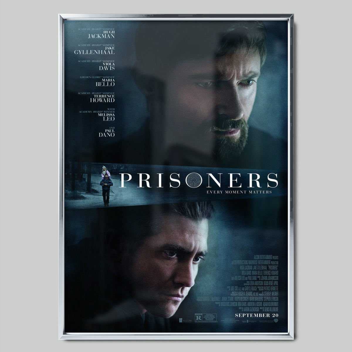 Prisoners филмов постер със сребриста рамка