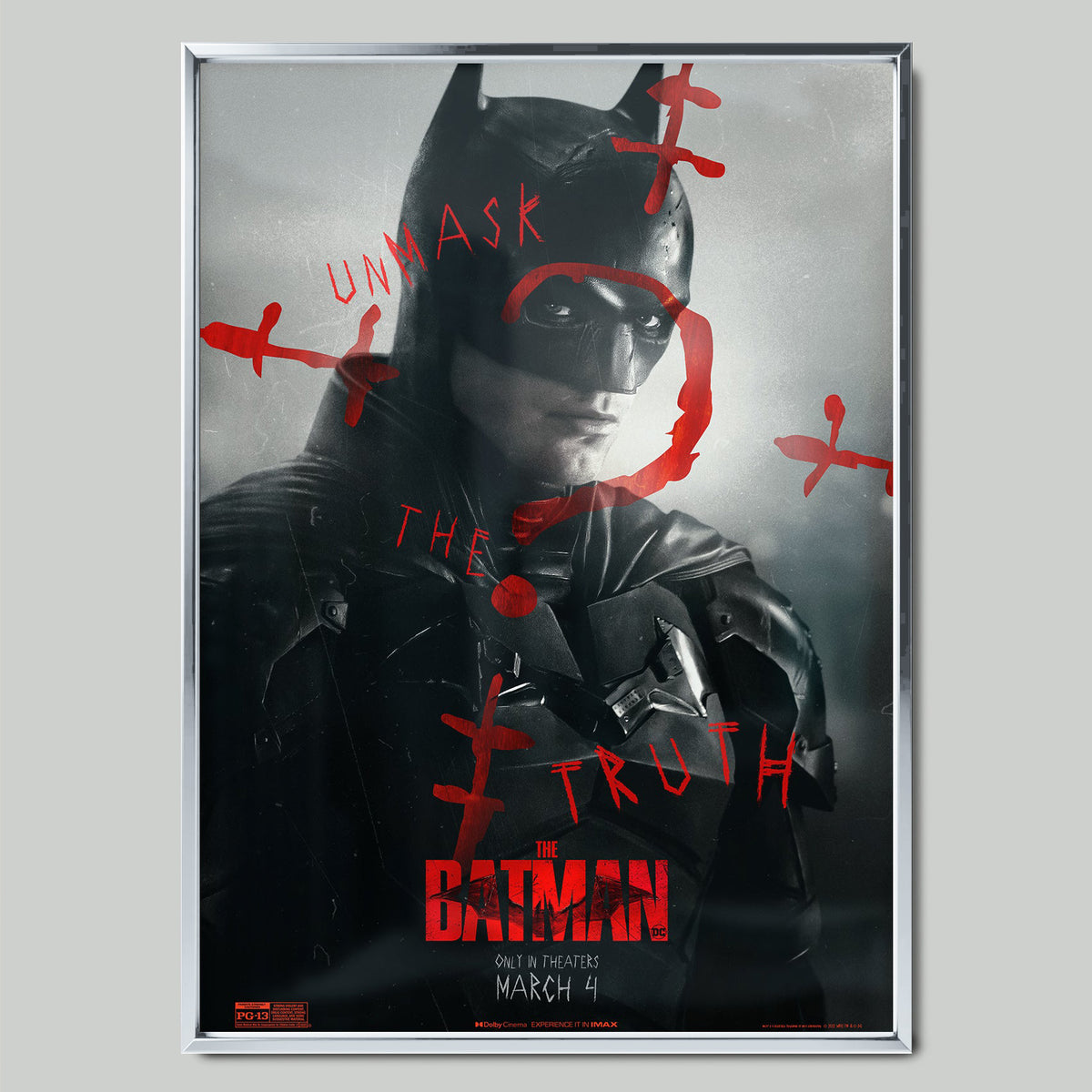 Batman промо пакет постери със сребриста рамка