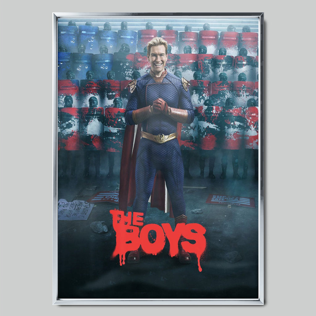 The Boys филмов постер със сребриста рамка