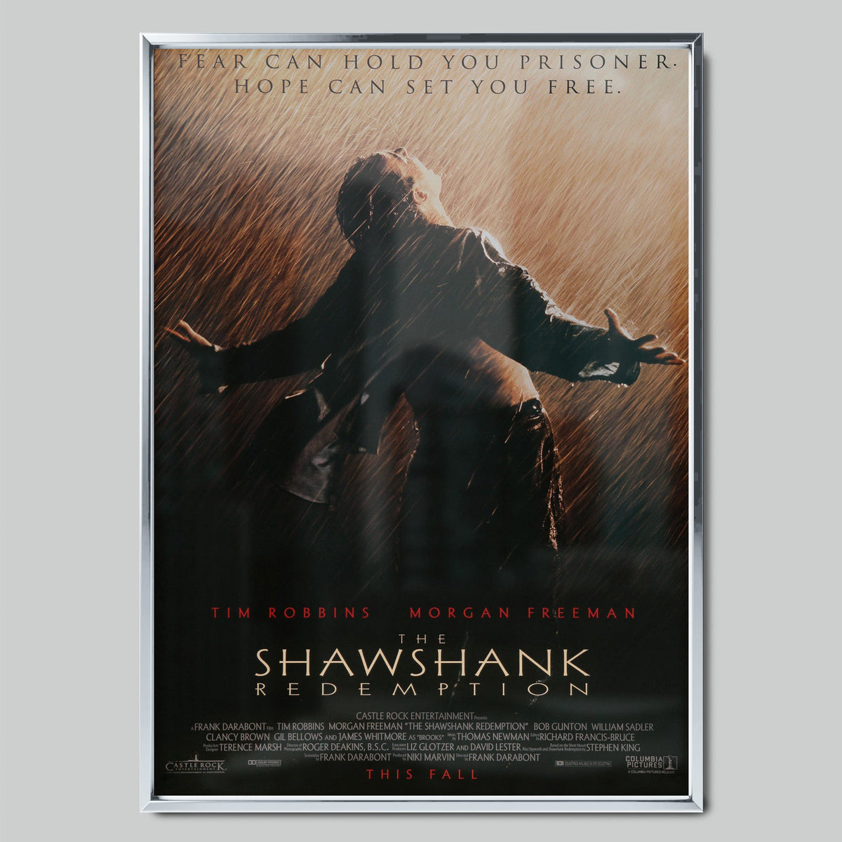 The Shawshank Redemption филмов постер със сребриста рамка