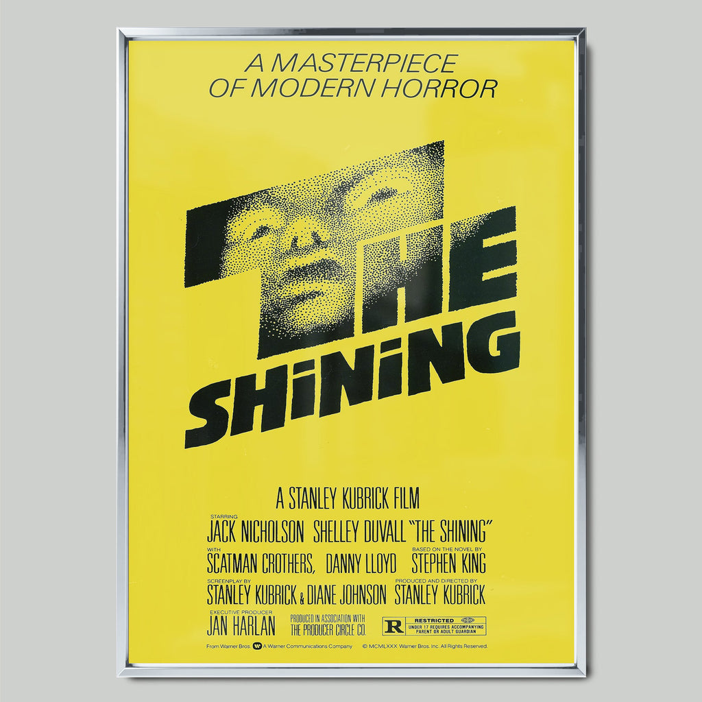 The Shining филмов постер със сребриста рамка