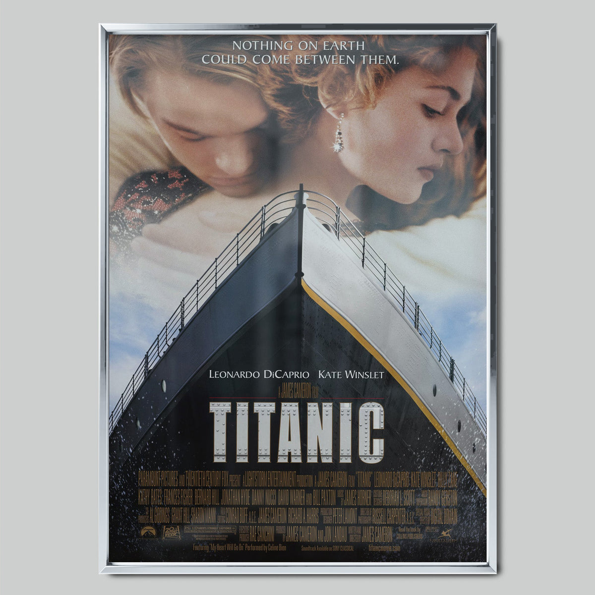 Titanic филмов постер със сребриста рамка