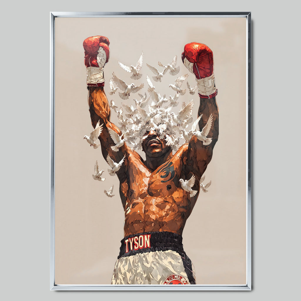 Tyson Doves арт постер със сребриста рамка