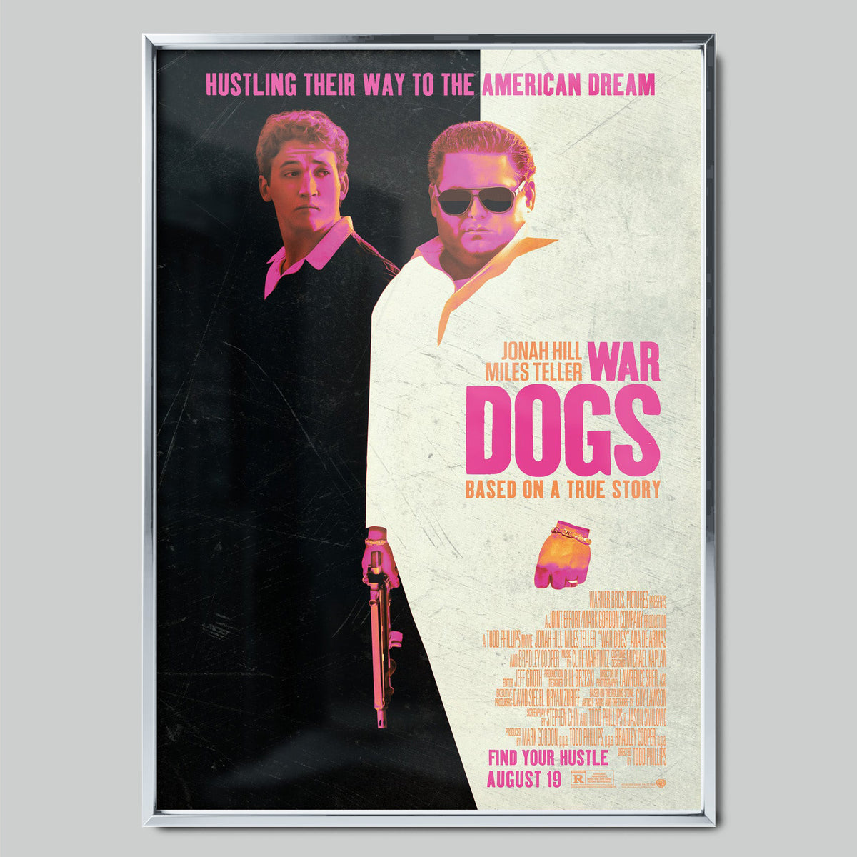 War Dogs филмов постер със сребриста рамка