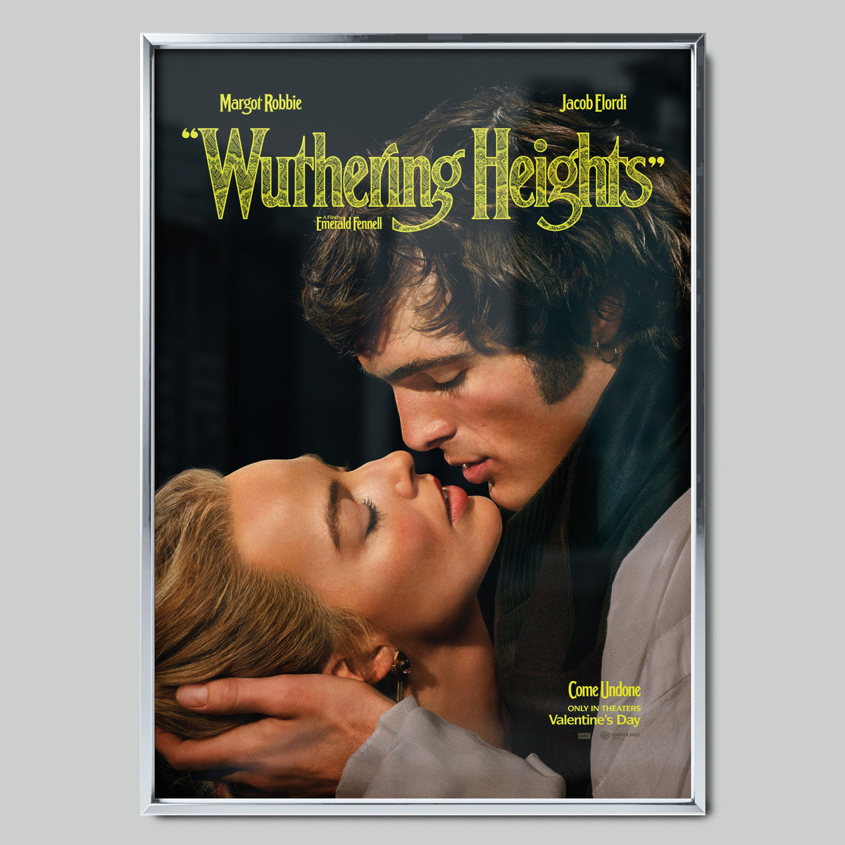 Wuthering Heights филмов постер със сребриста рамка